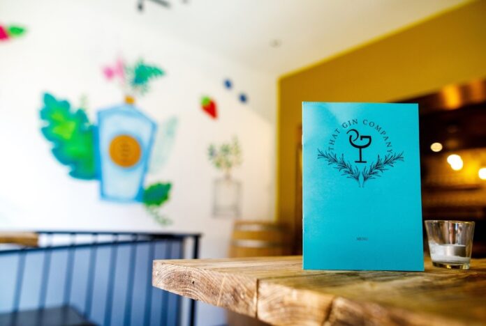 Gin bar and menu SMALL