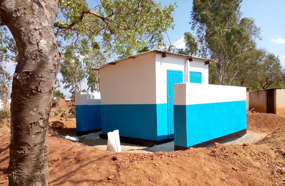 isyaliklia girls toiilet finished 2 Bwengu Project,North Worcestershire Rotary Club, Malawi