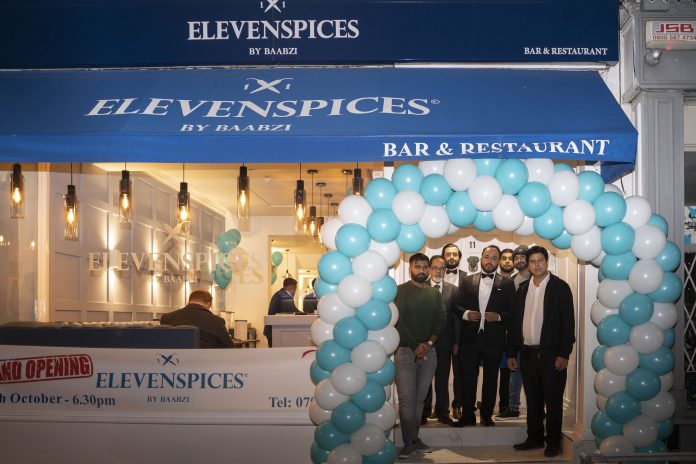 Owners Baabzi Miah and Naseer Hussain and team (2) Eleven Spices, Baabzi Miah, Leamington