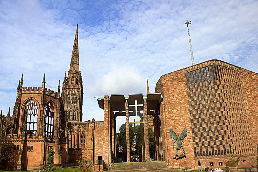 Cathedral Coventry Cathedral, abseil, Coventry Foodbank, Feed The Hungry UK