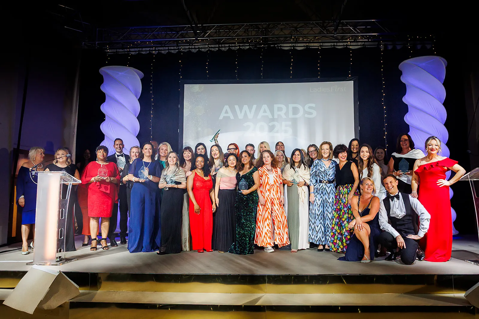 Ladies First Inspirational Awards, Amanda Chalmers, Bianca Rodrigues-Perry, Lianne Kirkman, Paola Spiga