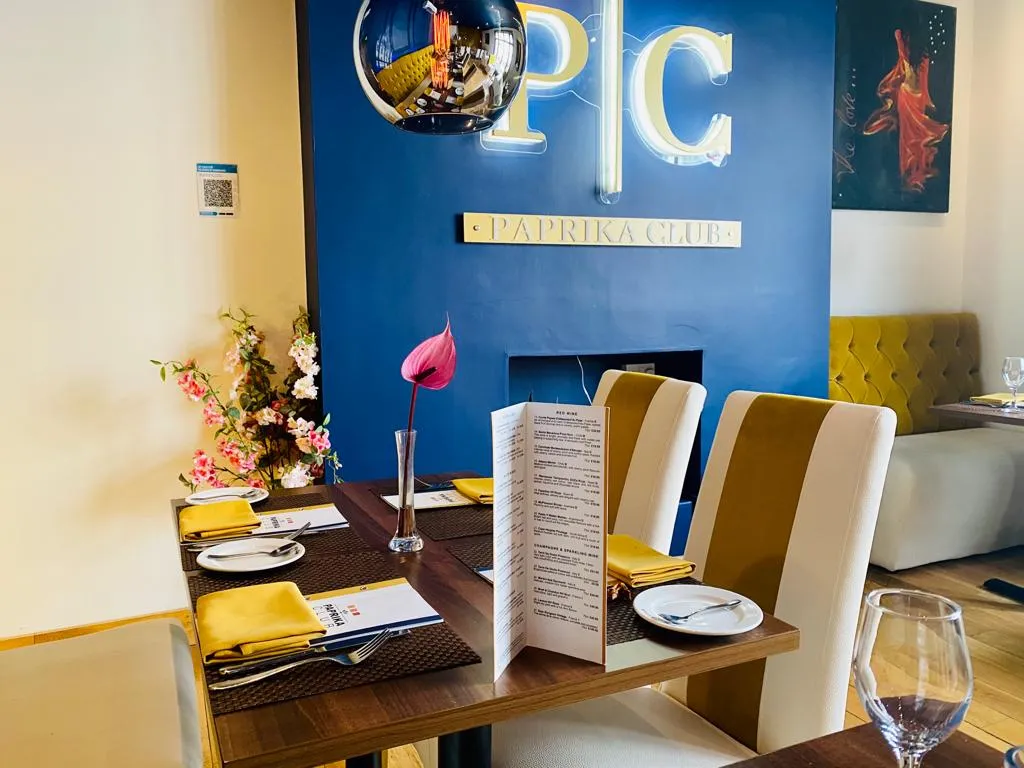 Paprika Club, Leamington, Top 100 Restaurants Award