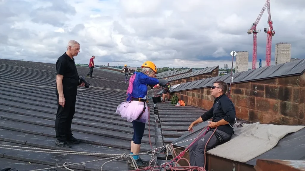 Coventry Cathedral, Feed The Hungry, Coventry Foodbank, abseil