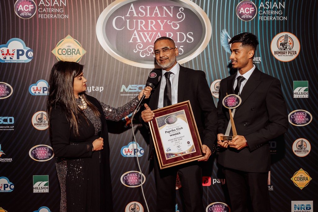 Paprika Club, Leamington, Asian Curry Awards