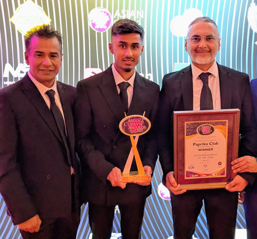 Paprika Club, Leamington, Asian Curry Awards