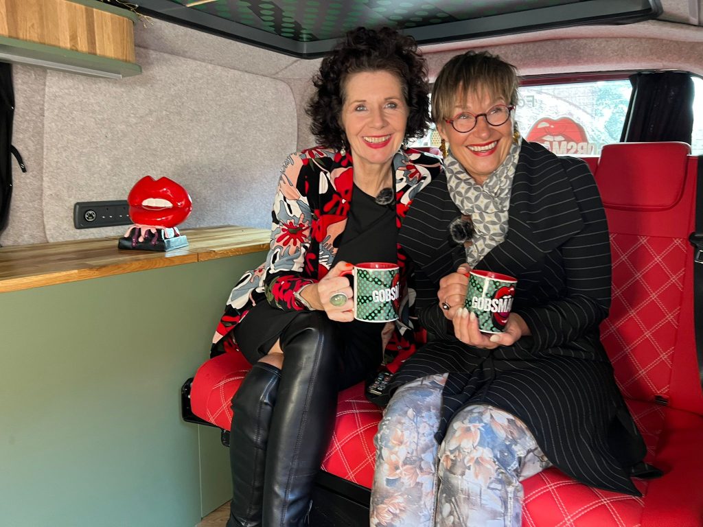 Catherine Williamson, Gobsmacked! podcast van