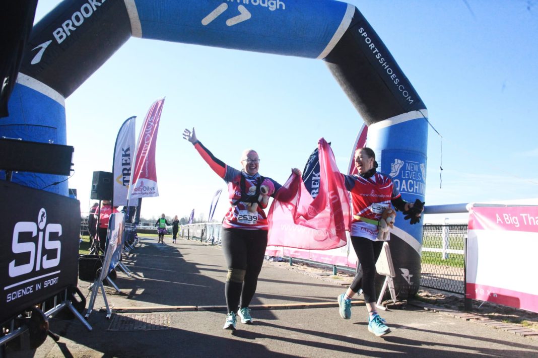 Helen Keeves and Sharon Edwards Molly Ollys, Warwick Half Marathon 2026