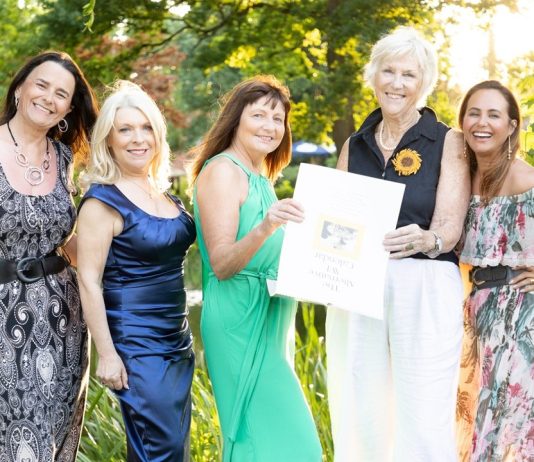 Original ‘Calendar Girl’ makes a birthday ‘date’ with local ladies Ladies First Professional Development Network Group, Tracey McAtamney