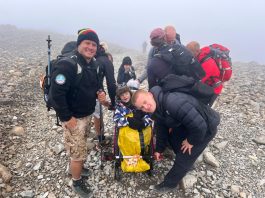 Fundraiser to scale Three Peaks whilst carrying his paraplegic son in aid of charity that helped them Molly Ollys, Three Peaks