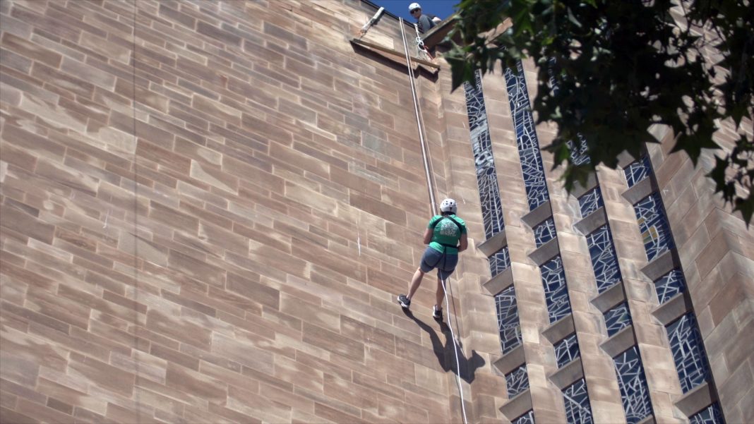 Abseil 18 Coventry Foodbank, charity abseil