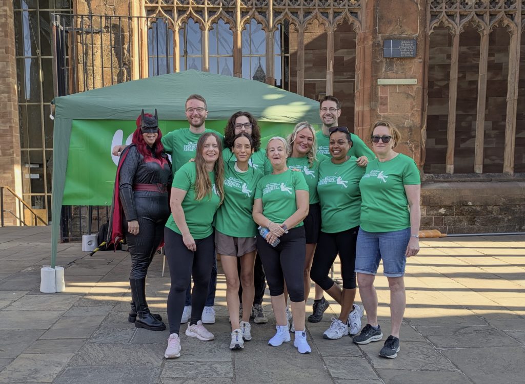Coventry Foodbank, charity abseil