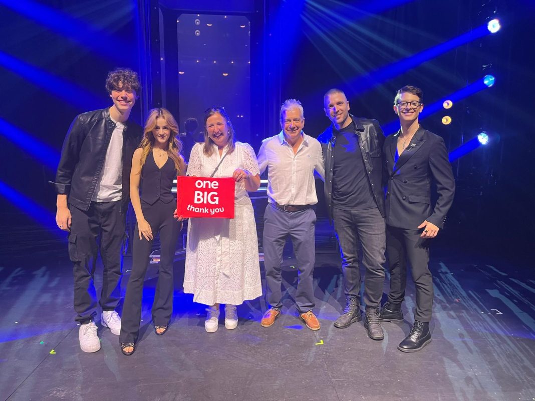 Rachel with the cast of Now You See Me Live Molly Ollys, The One Show, BBC, Rachel Ollerenshaw